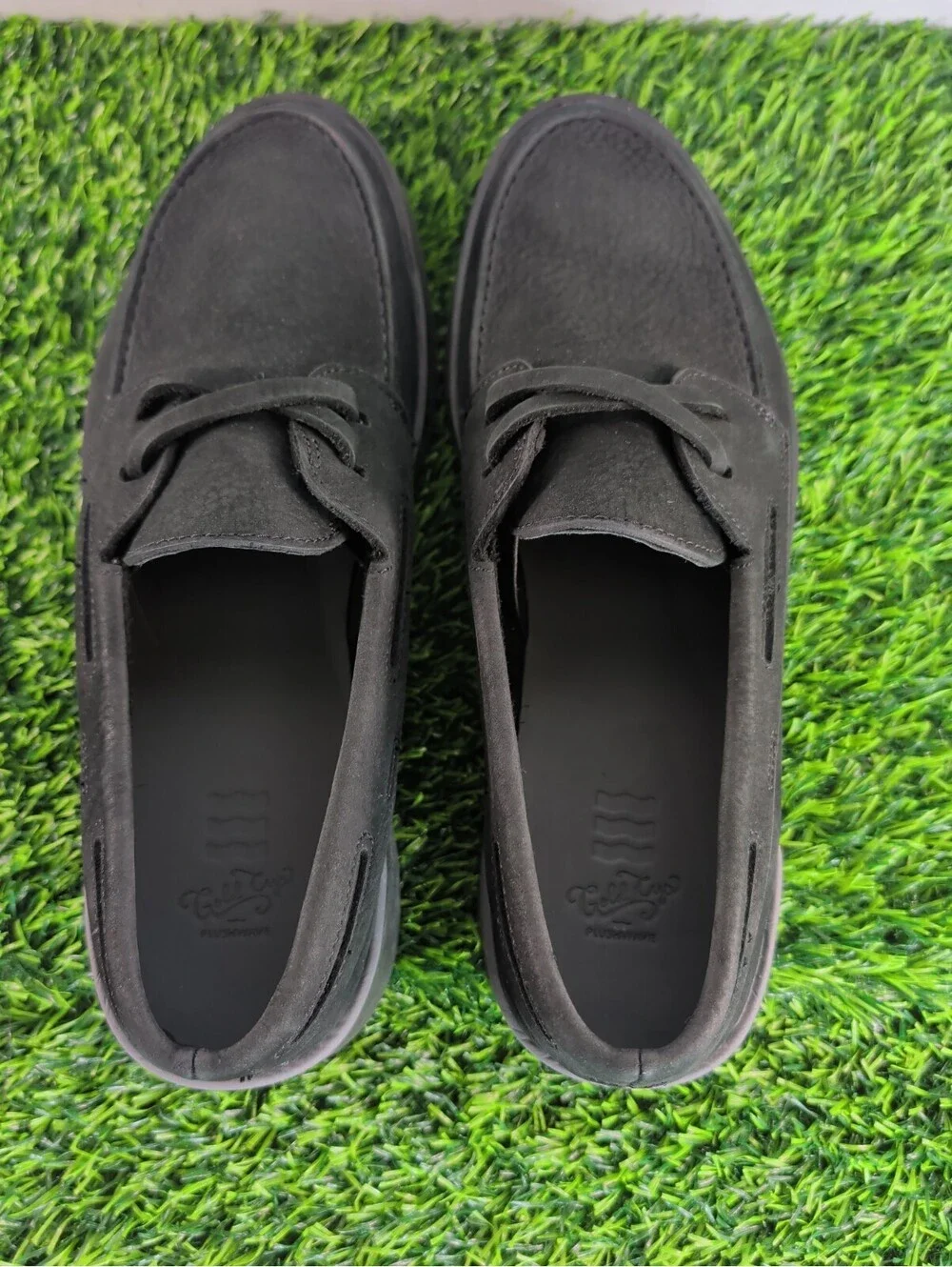 Sperry Men’s Gold Cup Plushware Dress Shoes / Boat Shoes - Black - Size 9- New